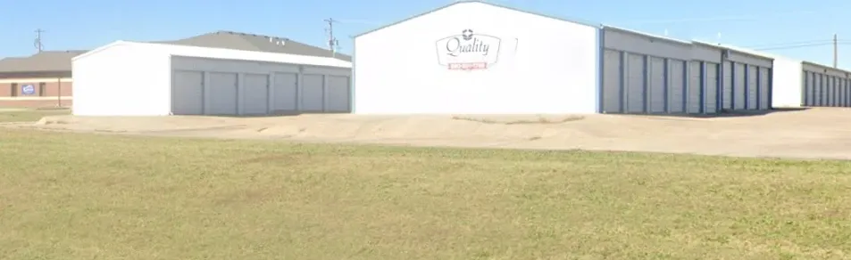 side of storage facility 